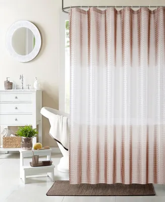 Dainty Home Mist 3D Shower Curtain Liner, 70" W x 72" L