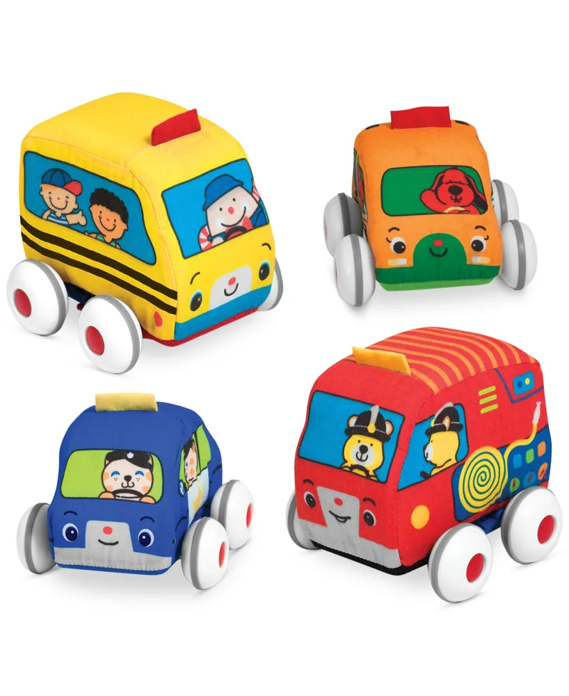 Melissa and Doug Kids' Pull-Back Vehicle Toys