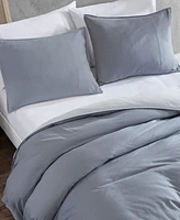 Kenneth Cole New York Nila Reversible Duvet Cover Set, 3 Piece