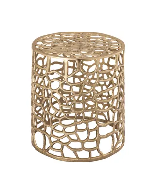 Sophia Side Table by Inspire Me Home Decor - Gold