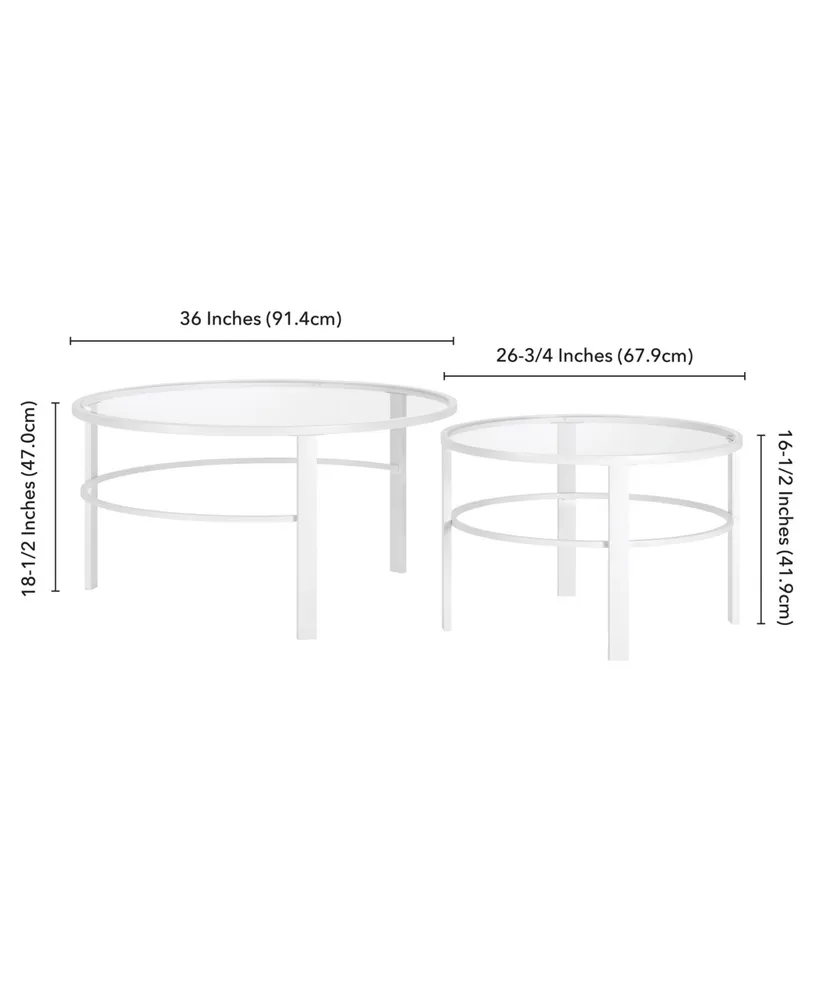 Gaia Nesting Coffee Table, Set of 2