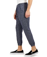 Sun + Stone Men's Charles Linen Jogger Pants, Created for Macy's