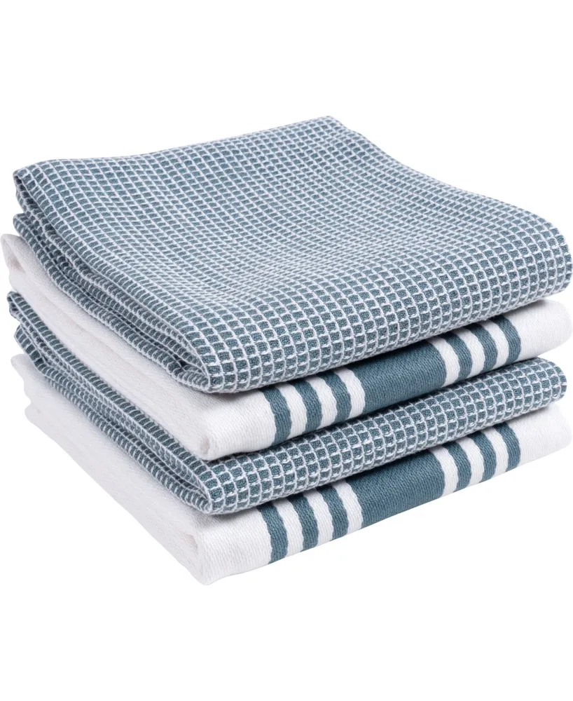 Madison Waffle Kitchen Towel, Set of 4