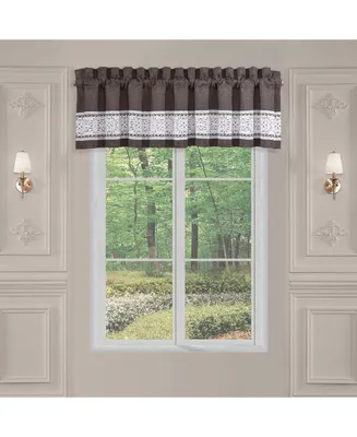 J Queen New York Flint Straight Window Valance, 21.25" x 88"