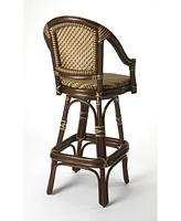 Butler Specialty Renata Rattan Bar Stool