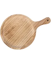 Wooden Round Shape Serving Tray Display Platter