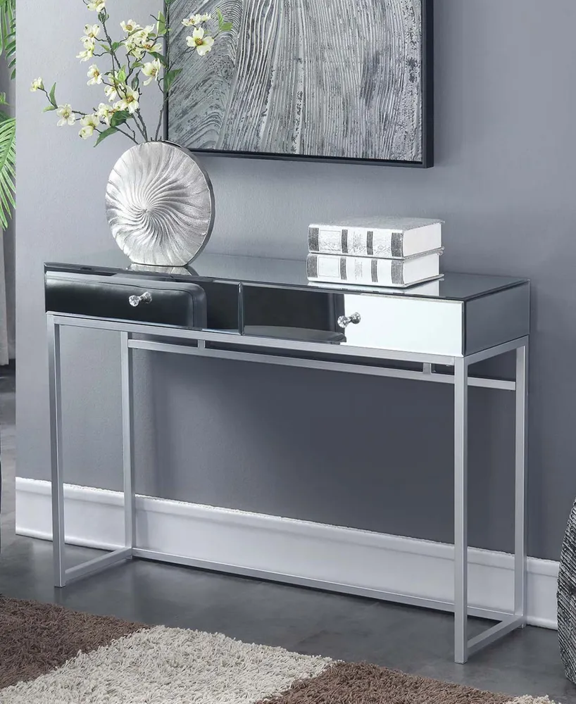 Reflections Console Table - Silver