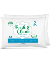 SensorPEDIC Fresh & Clean Ultra-Fresh Antimicrobial 2-Pack Pillows, Standard