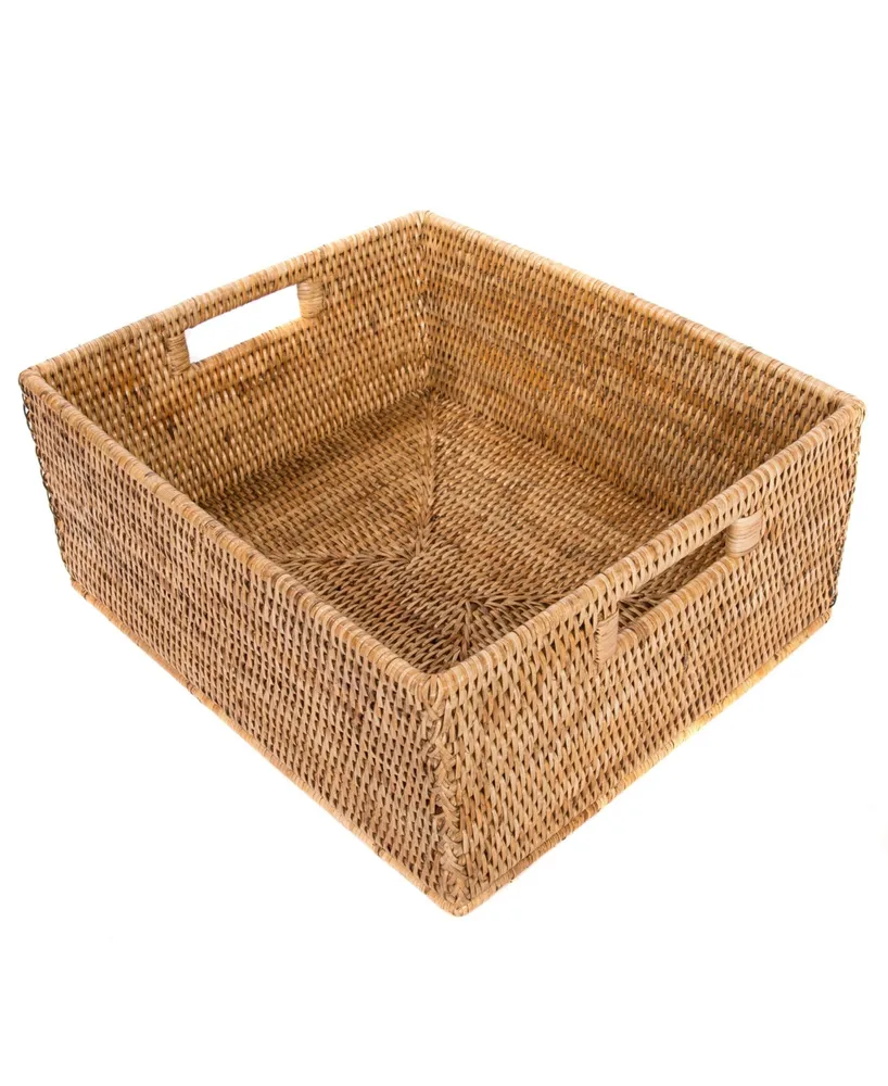 Artifacts Rattan Rectangular Storage Basket