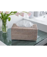 Artifacts Rattan Rectangular Tissue Box Cover