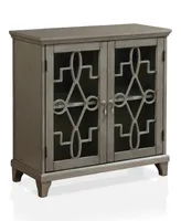 Furniture of America Tepasto Double Door Hallway Cabinet