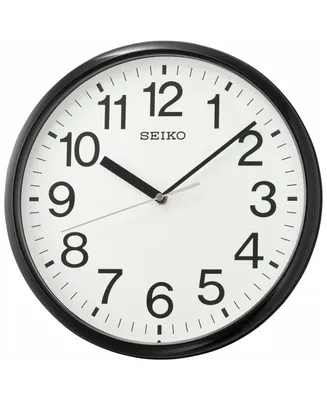 Seiko Classic Black Office Clock