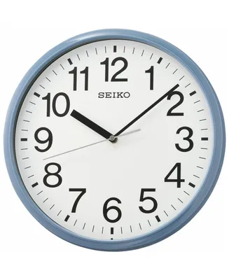 Seiko Classic Light Blue Office Clock