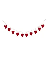 Glitzhome Valentine's Heart Garland