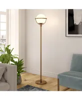 Cieonna Globe Stem Floor Lamp - Gold