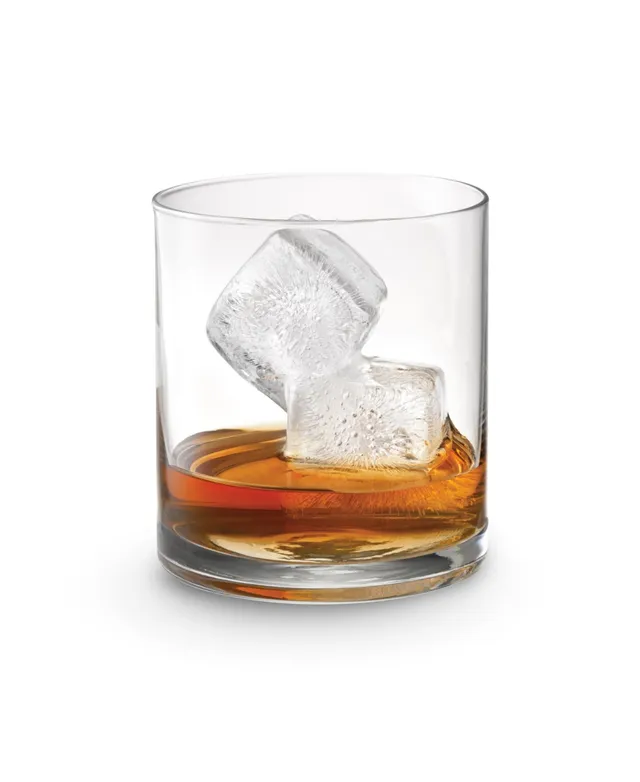 Tovolo Stacked Rocks Ice Molds, Set of 2 Classic Whiskey Rocks Ice Molds,  Stackable Ice Molds for Cocktails, Traditional-Style Whiskey Rock Ice