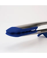 Tovolo Tip Top Tongs, Easy-Grip Kitchen Tongs for Cooking With Silicone Tips