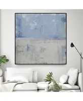 Giant Art Silver Aura Oversized Framed Canvas, 45" x 45"