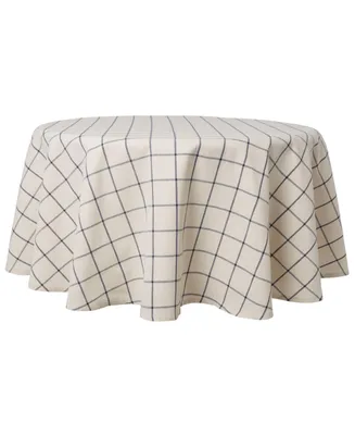 Town & Country Living Window Pane Tablecloth Single Pack 70" Round