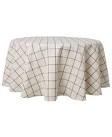 Town & Country Living Window Pane Tablecloth Single Pack 70" Round