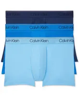 Calvin Klein Men's 3-Pack Microfiber Stretch Low-Rise Trunk Underwear