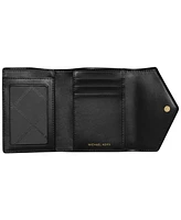 Michael Kors Greenwich Leather Envelope Trifold Wallet