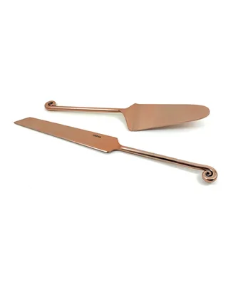 Vibhsa Cake Knife and Server 2 Piece Dessert Set