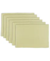 Design Import Ribbed Placemat, Set of 6