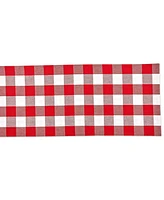 Design Imports Reversible Gingham - Buffalo Check Table Runner, 14" x 108"