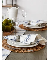 Design Imports Zig Dobby Stripe Napkin, Set of 6