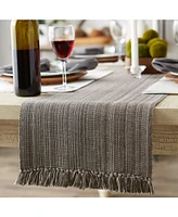 Design Imports Variegated Fringe Table Runner