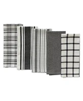 Design Import Woven Dishtowels, Set of 5