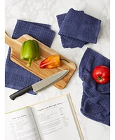 Design Imports Solid Waffle Terry Dishtowel, Set of 4