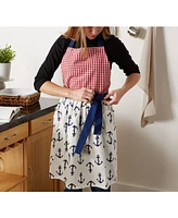 Design Imports Maritime Spread Kitchen Textiles, Anchors Away, 1 Piece