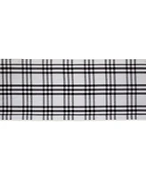 Design Imports Plaid Table Runner, 14" x 72"