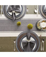 Design Imports Mineral Dobby Stripe Table Runner, 13" x 72"