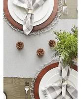 Design Imports Ribbed Table Runner, 13" x 72"