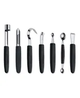 Essentials 7 Piece Stainless Steel Garnishing tool Set with Case