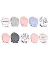 Hudson Baby Baby Girls Hudson Cotton Scratch Mittens