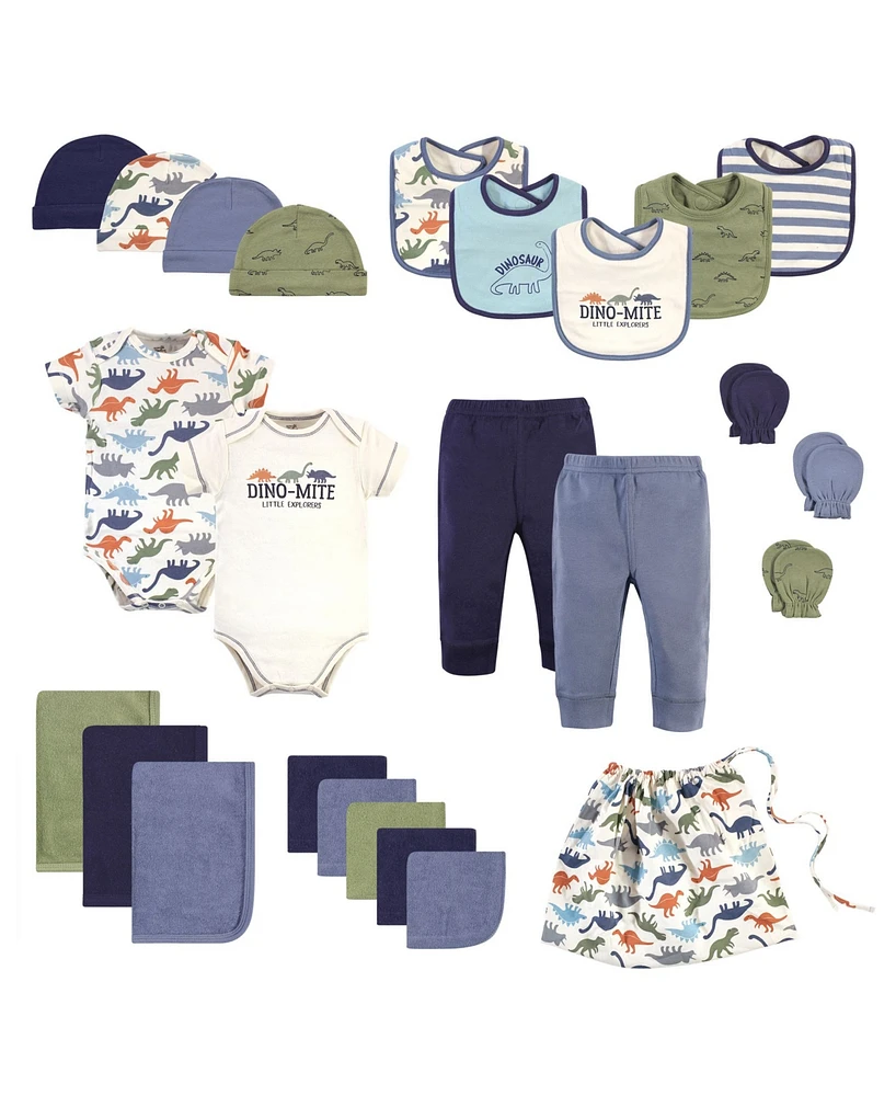 Touched by Nature Baby Boys Organic Cotton Layette Set and Giftset, Woodland, 0-6 Months