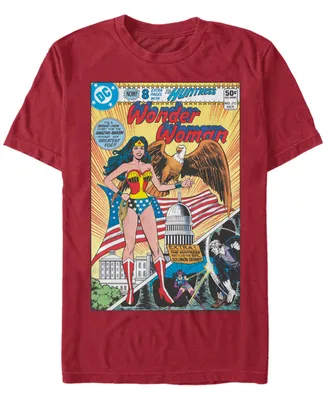 Men's Wonder Woman Comic Short Sleeve T-shirt