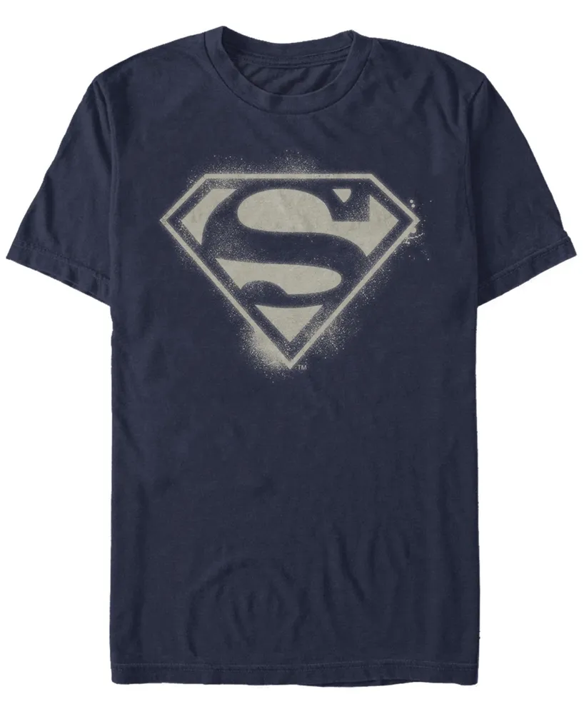 Men's Superman Spray Logo Short Sleeve T-shirt
