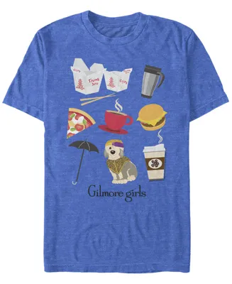 Men's Gilmore Girls Tv Icon Jumble Short Sleeve T-shirt
