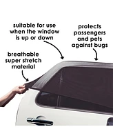 Diono Breeze 'n Shade Pack of 2 Universal Car Rear Side Window Baby Kid Pet Breathable Sun Shade