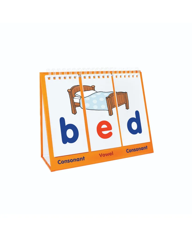 Junior Learning Consonant-Vowel-Consonant Educational Flip Card Set