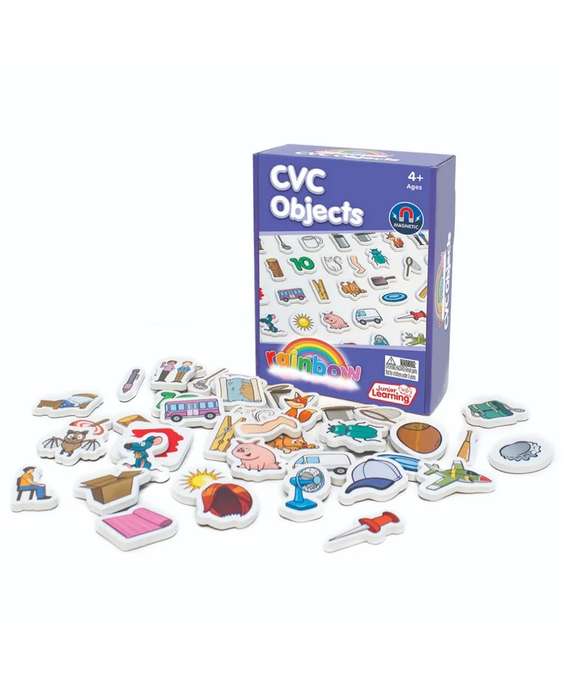 Junior Learning Rainbow Cvc Objects - Magnetic Activities Learning Set