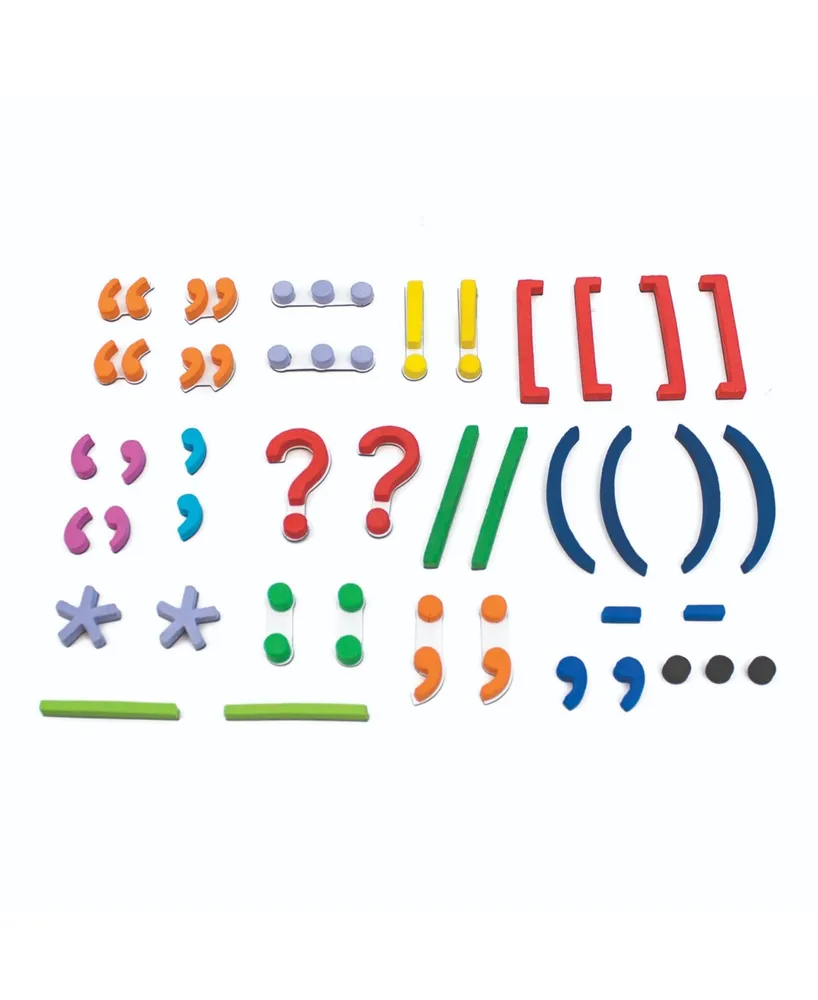 Junior Learning Rainbow Punctuation Marks - Magnetic Activities Learning Set