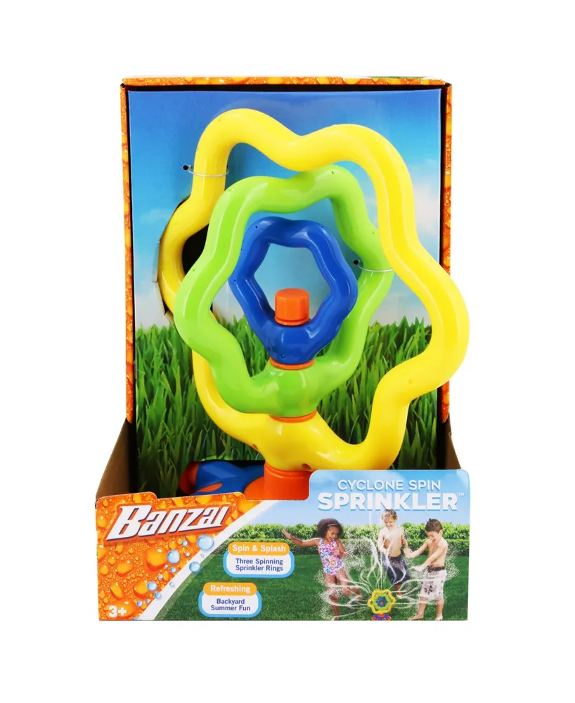 Banzai Cyclone Spin Sprinkler - Backyard Summer Fun!