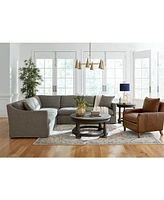 Closeout! Classic Living 2-Pc. Fabric Sectional