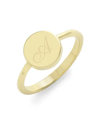 Annie Initial Coin Ring - Gold